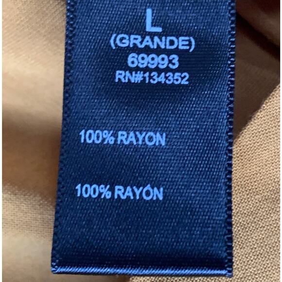 Ambiance Apparel Mustard Yellow Paper Bag Pants Tie Front Pockets Size Large - Picture 11 of 16